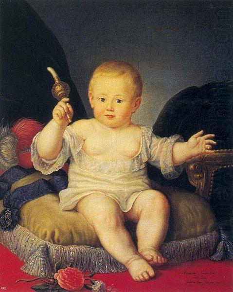 Jean Louis Voille Portrait of Alexander Pawlowitsch as a boy china oil painting image